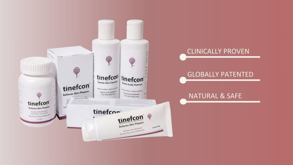 Tinefcon for psoriasis